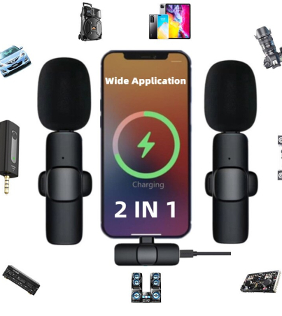 mmFIGAMINJA-Wireless-Lavalier-Microphone-Portable-Audio-Video-Recording-Mini-Mic-for-iPhone-Android-Live-Broadcast-Gaming